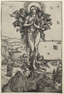 O êxtase de Maria Madalena, 1501-1504. de Albrecht Dürer