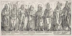 Os Oito Santos da Áustria de Albrecht Dürer