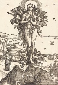 A Elevação de Santa Maria Madalena, c. 15041505. de Albrecht Dürer
