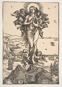 A elevação de Santa Maria Madalena. de Albrecht Dürer