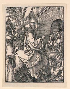 A entrada de Cristo em Jerusalém, da série A Pequena Paixão de Albrecht Dürer