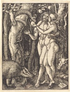 A queda do homem de Albrecht Dürer