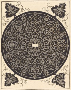 O Quinto Nó (com um escudo branco de seis pontas) de Albrecht Dürer