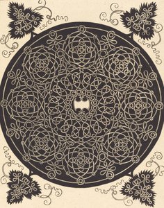 O Quinto Nó com um escudo branco de seis pontas, provavelmente 15061507. de Albrecht Dürer