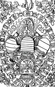 As cinco brasões imperiais, 1515 1906 de Albrecht Dürer