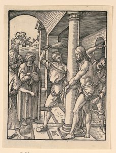 A Flagelação, da série A Pequena Paixão de Albrecht Dürer