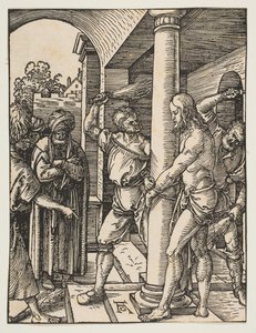 A Flagelação, de The Small Passion, ca. 1509 de Albrecht Dürer