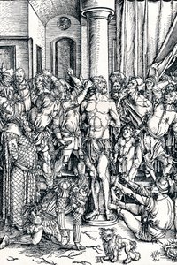 A Flagelação de Cristo, 1498 1906 de Albrecht Dürer