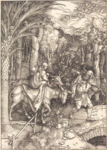 A fuga para o Egito de Albrecht Dürer