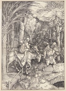 A fuga para o Egito de Albrecht Dürer