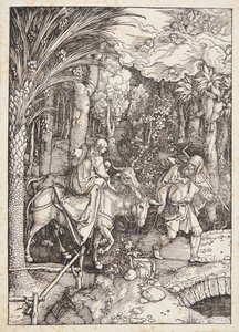 A fuga para o Egito de Albrecht Dürer