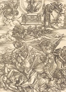 Os Quatro Anjos Vingadores, 1498. de Albrecht Dürer