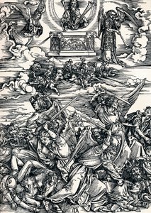 Os Quatro Anjos Vingadores, 1498 1906 de Albrecht Dürer