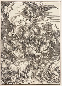 Os Quatro Cavaleiros do Apocalipse de Albrecht Dürer