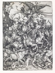 Os Quatro Cavaleiros do Apocalipse de Albrecht Dürer