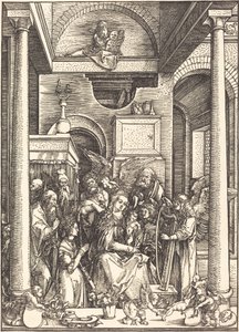A Glorificação da Virgem de Albrecht Dürer