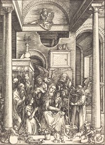 A Glorificação da Virgem, c. 1504. de Albrecht Dürer