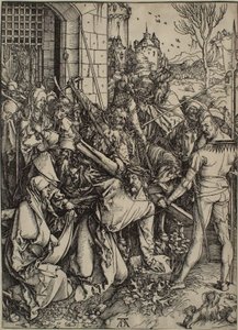 A Grande Paixão: Cristo carregando a cruz de Albrecht Dürer