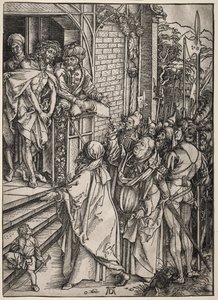 A Grande Paixão: Cristo Mostrado ao Povo de Albrecht Dürer