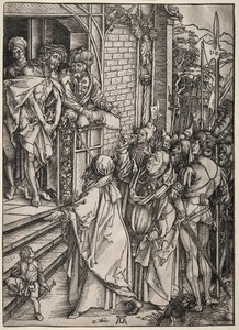 A Grande Paixão: Cristo Mostrado ao Povo. de Albrecht Dürer