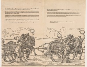 O Grande Carro Triunfal do Imperador Maximiliano de Albrecht Dürer