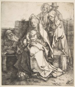 A Sagrada Família, 1512-13. de Albrecht Dürer