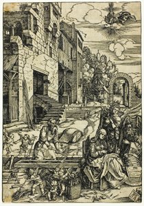 A Sagrada Família no Egito, de A Vida da Virgem de Albrecht Dürer
