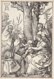 A Sagrada Família com Joaquim e Santa Ana de Albrecht Dürer