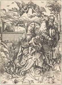 A Sagrada Família com as Três Lebres de Albrecht Dürer