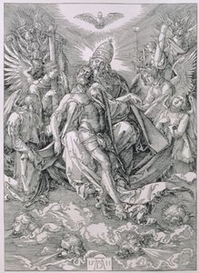 A Santíssima Trindade, pub. 1511 de Albrecht Dürer