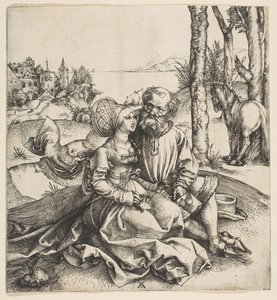 O casal mal sortido, c. 1495. de Albrecht Dürer