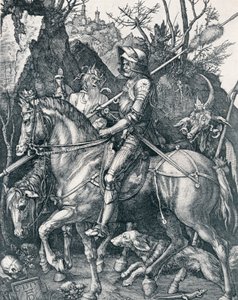 O Cavaleiro, Morte e o Diabo, 1513 1906 de Albrecht Dürer