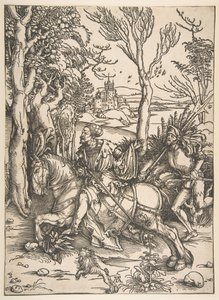 O cavaleiro e o homem de armas.nd de Albrecht Dürer