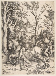 O cavaleiro e o homem de armas.nd de Albrecht Dürer