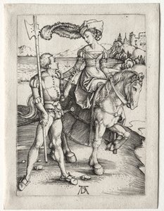 A Dama Montada e o Landsknecht de Albrecht Dürer