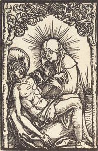 A Lamentação, c. 1500. de Albrecht Dürer