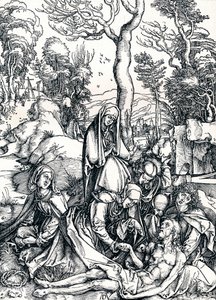 A Lamentação por Cristo, 1498 1906 de Albrecht Dürer