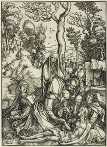 A Lamentação, de A Grande Paixão de Albrecht Dürer
