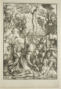 A Lamentação, de A Grande Paixão de Albrecht Dürer