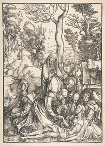 A Lamentação, de A Grande Paixão. de Albrecht Dürer
