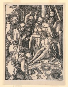 A Lamentação, da série A Pequena Paixão de Albrecht Dürer