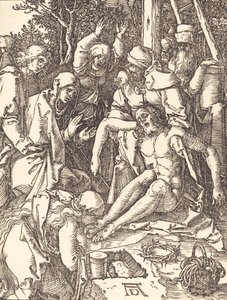 A Lamentação, provavelmente c. 15091510. de Albrecht Dürer