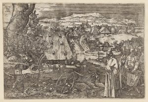 A paisagem com o canhão de Albrecht Dürer