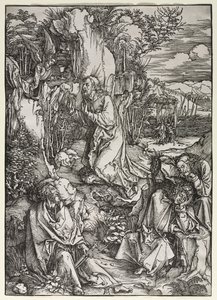 A Grande Paixão: Cristo no Monte das Oliveiras de Albrecht Dürer