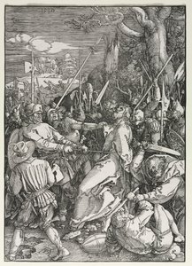 A Grande Paixão: A Traição de Cristo, 1510. de Albrecht Dürer