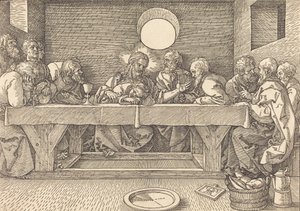 A Última Ceia, 1523. de Albrecht Dürer