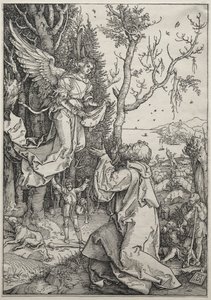 A Vida da Virgem: Joaquim e o Anjo de Albrecht Dürer
