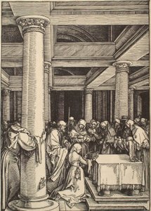 A Vida da Virgem: A Apresentação no Templo de Albrecht Dürer