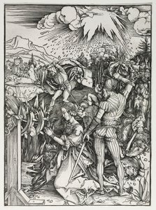 O martírio de Santa Catarina de Alexandria, c. 1497 de Albrecht Dürer