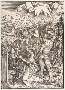 O martírio de Santa Catarina. de Albrecht Dürer